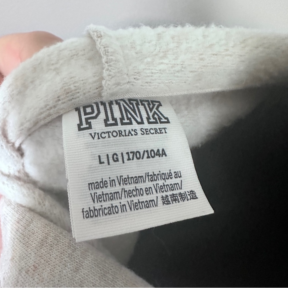 PINK Victorias Secret Cropped Hoodie - Picture 4 of 5
